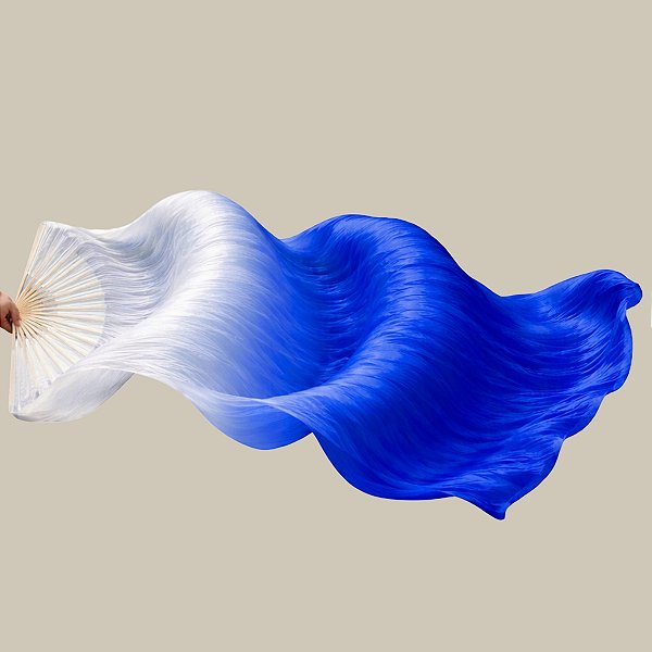 Véu Fan em Poliéster Degradê Unidade |Dança do Ventre| Cigana- VFPU013