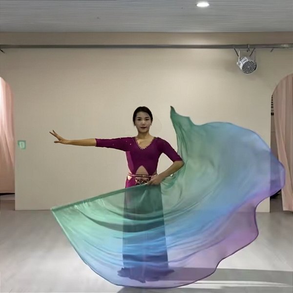 Bandeira de Dança com Vareta Flag Degradê- BD005