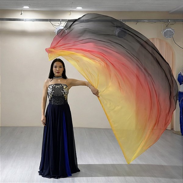 Bandeira de Dança com Vareta Flag Degradê- BD006