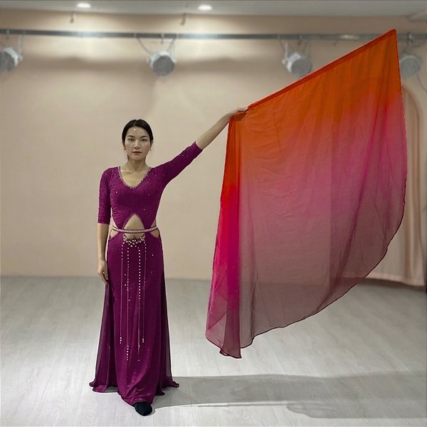 Bandeira de Dança com Vareta Flag Degradê- BD007