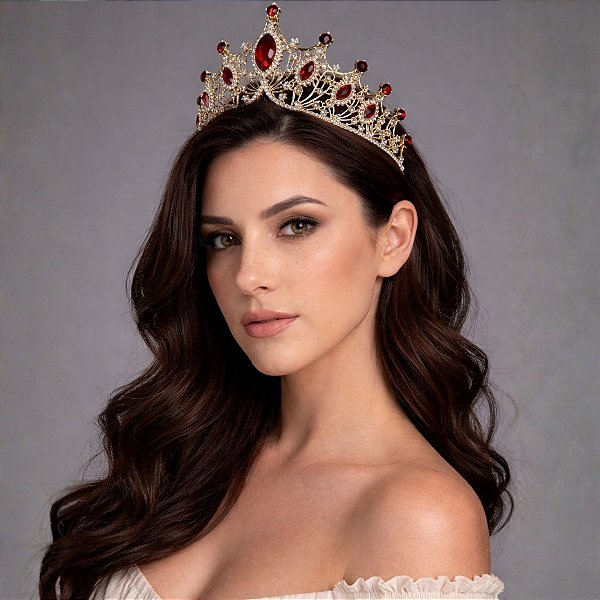 Tiara Coroa de Luxo|Dança do Ventre|Cigana- TCL001