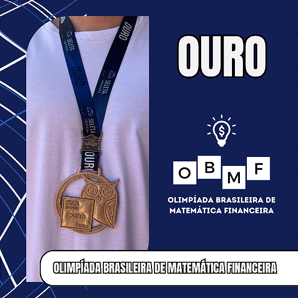 Medalha OBMF 2026.2 - OURO