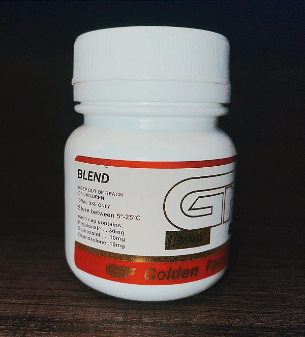 Blend GF 50mg 100caps (30mg Propionato/10mg oxandrolona/10mg Stanozolol)