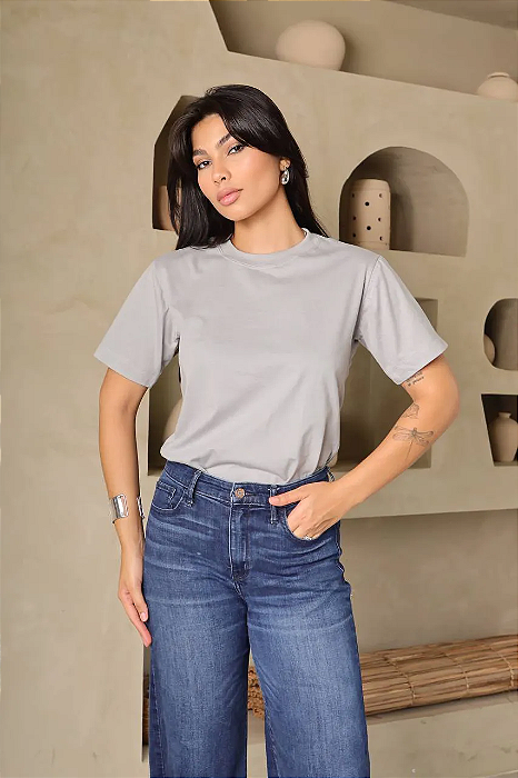 T-SHIRT LISA - GRAY POWER