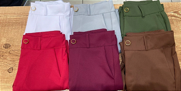 CALÇA PANTALONA ALFAIATARIA - CINZA SUPREMO
