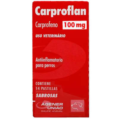 Carproflan Agener União 100mg 14 Comprimidos
