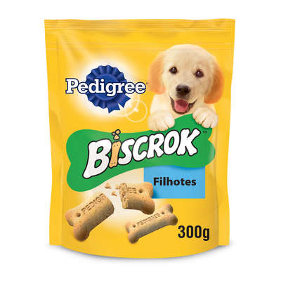 Petisco Biscoito Pedigree Biscrok Junior Para Cães Filhotes 300g