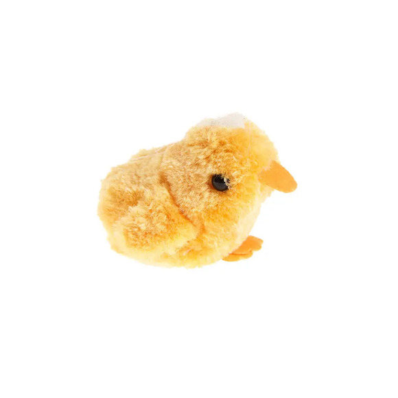 Brinquedo Pelúcia Pintinho de Corda com Catnip HomePet Único