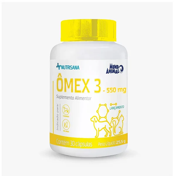 Omex 3 550mg 30 Capsula