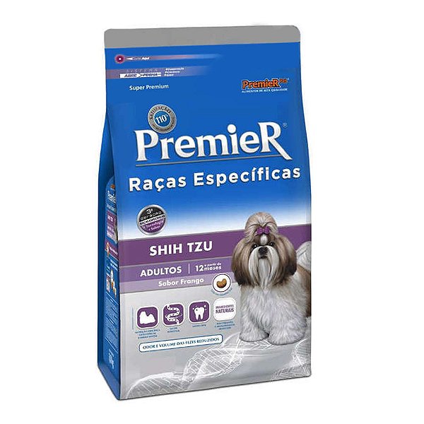 Raçao Premier Caes Adultos Racas Especificas Shih Tzu 2,5kg