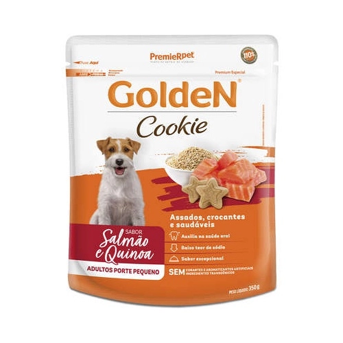 Golden Cookie Caes Adulto Porte Pequeno 350g