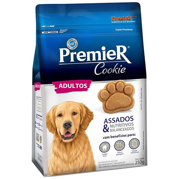 Premier Cookie Caes Adult Senior 250 G