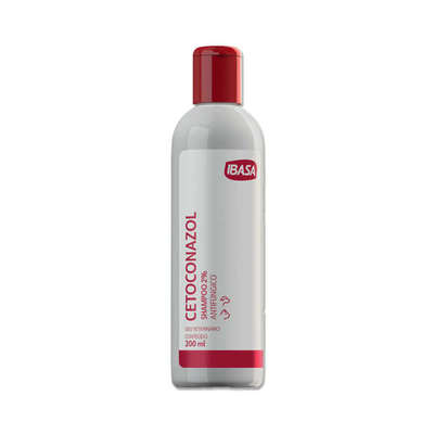 Shampoo Ibasa Cetoconazol Cães E Gatos 100ml