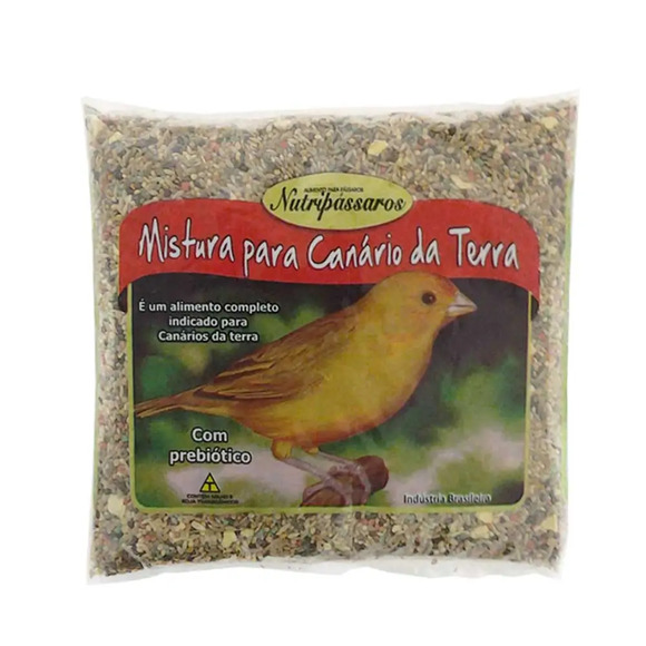 Raçao Para Canario Da Terra 500g