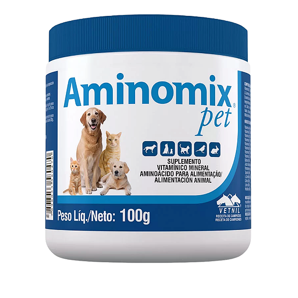 Suplemento Aminomix Pet Vetnil 100g