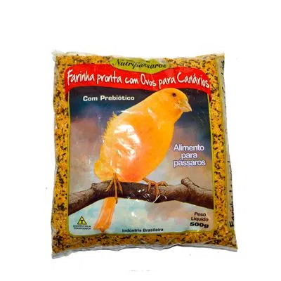 Raçao Farinha Com Ovos Canario Belga 500g