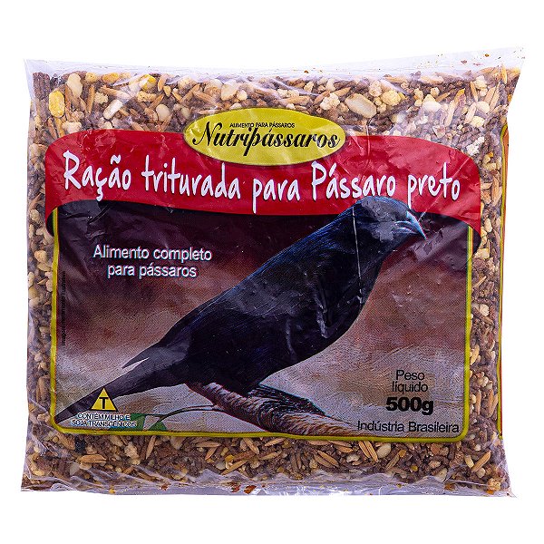 Raçao Passaros Pretos Nutripassaros 500g
