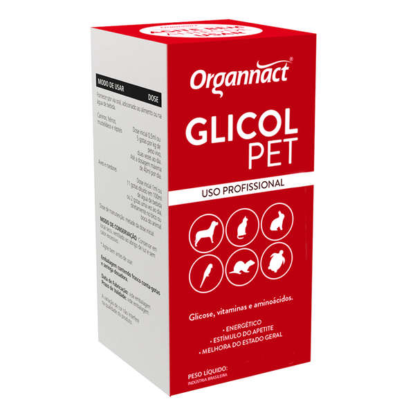 Suplemento Organnact Glicol Pet 30ml