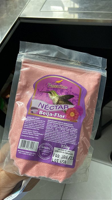 Nectar Beija Flor Passaritos Sache 250g