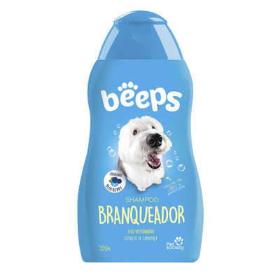 Shampoo Beeps Branqueador Cães E Gatos 500ml