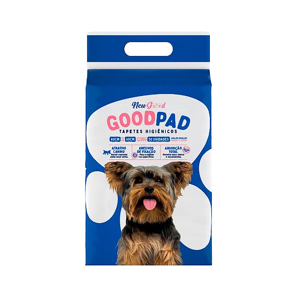 Tapete Higiênico Good Pads Slim 60x60 50 Unidades