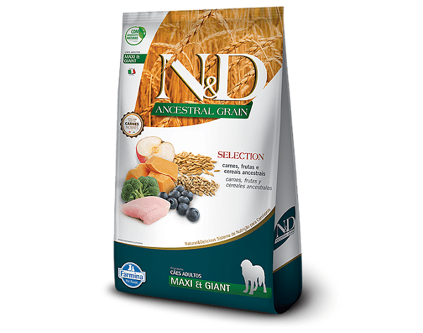 Ração Farmina N&amp;d Cães Adultos Raças Grandes Ancestral Carne 15kg