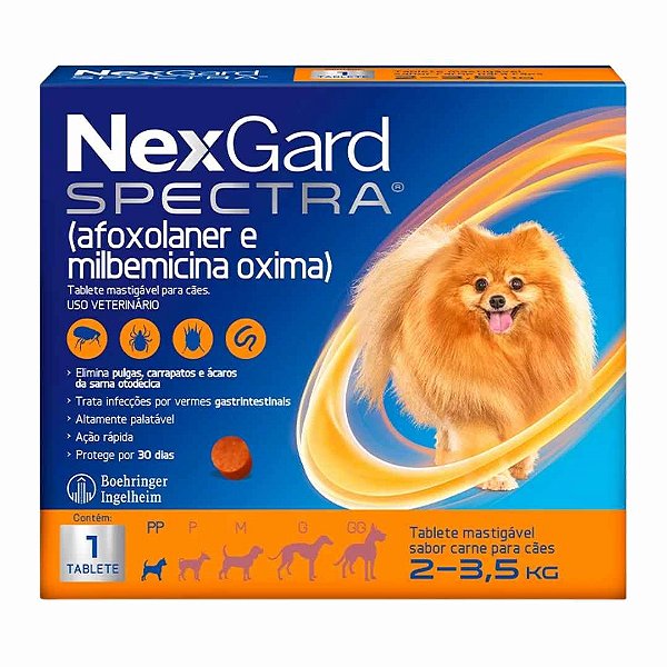 Nexgard Spectra 2 A 3,5kg 1 Comprimido
