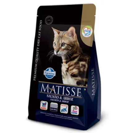 Ração Farmina Matisse Gatos Adultos Salmão E Arroz 7,5kg