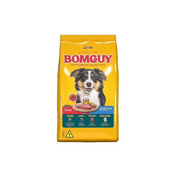 Raçao Bomguy Premium Caes Adulto Coex Carne 10kg