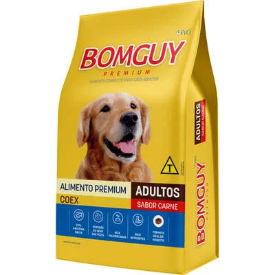 Raçao Bomguy Premium Caes Adulto Coex  Carne 25kg