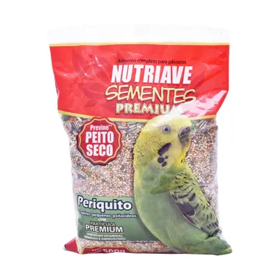 Raçao Periquito Peito Seco 500g