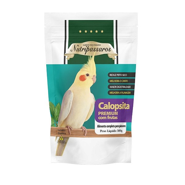 Racao Calopsita Premium Com Frutas Sache 500g