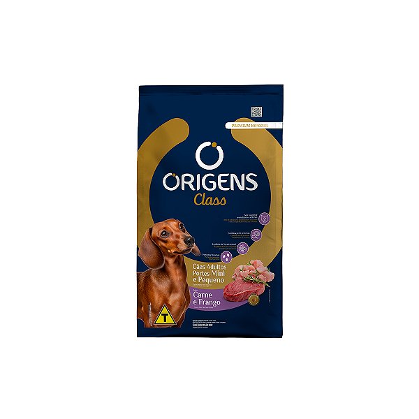 Raçao Origens Cães Adultos Porte Pequeno Class Carne E Frango 15kg