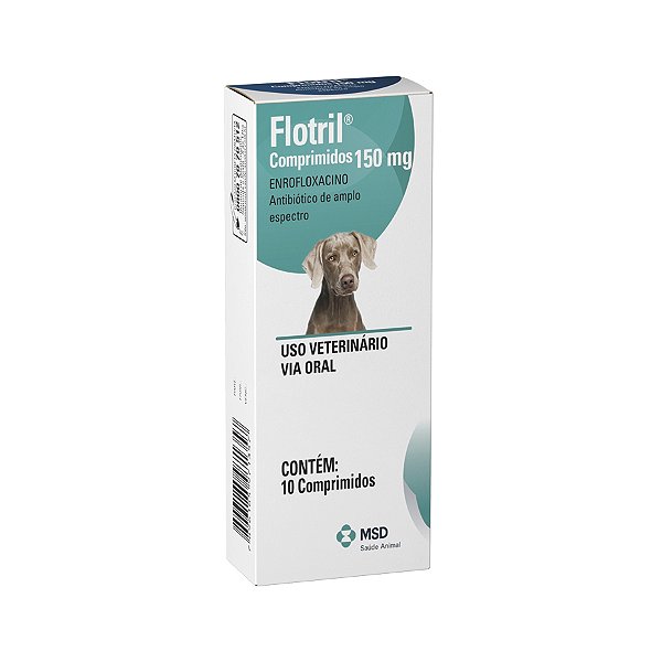 Antibiótico Flotril Msd 150mg 10 Comprimidos