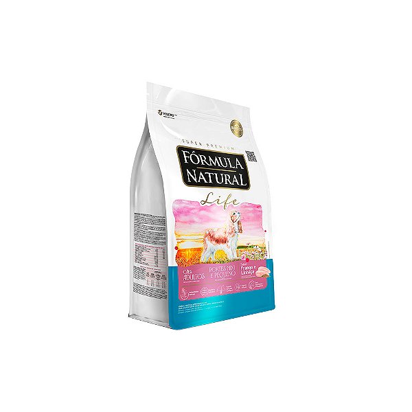 Ração Fórmula Natural Life Cães Adultos Raças Pequenas 1kg