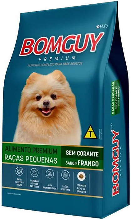 Raçao Bomguy Premium Caes Adulto Raças Pequenas Frango 25kg