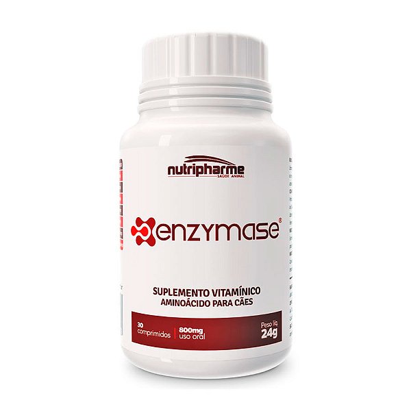 Suplemento Vitamínico Para Cães Enzymase 30 Comprimidos