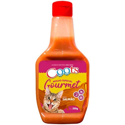 Molho Caats Gourmet Salmão Gatos Adutos 250g
