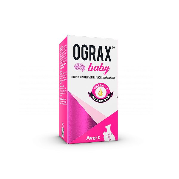 Suplemento Avert Ograx Baby Cães E Gatos 30 Ml