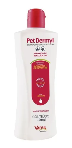 Shampoo Dermatológico Pet Dermyl 300ml