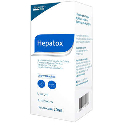 Antitóxico Provets Hepatox 20ml