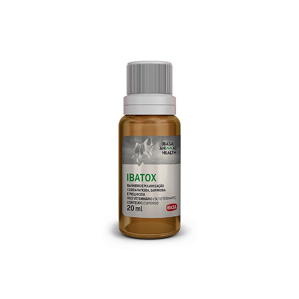 Ibatox Carrapaticida, Sarnicida E Piolhicida Ibasa 20ml