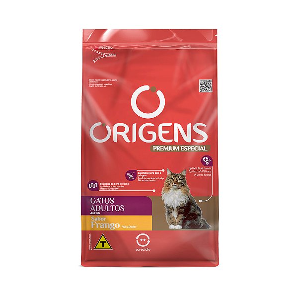 Ração Origens Gatos Adulto Frango 1kg