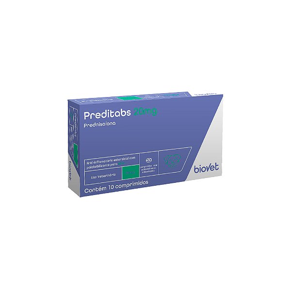 Preditabs Prednisolona 20mg 10comprimidos