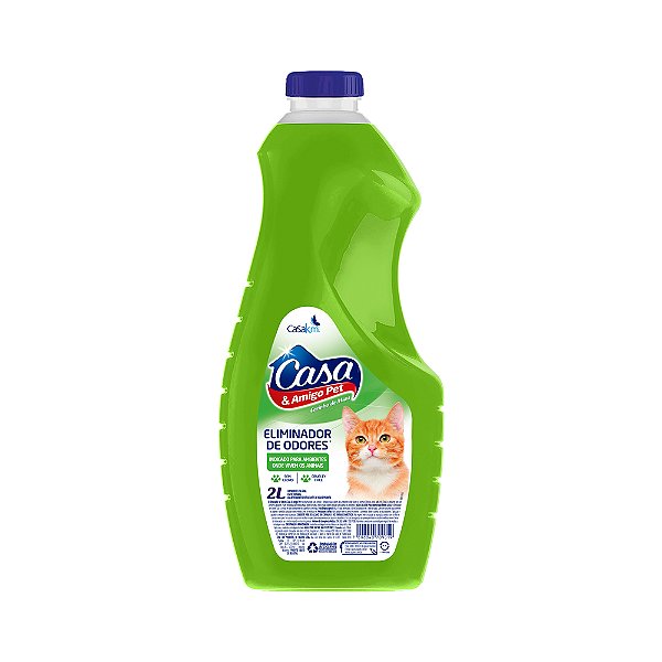 Eliminador De Odores Casa E Amigo Pet Carinho De Miau 2l