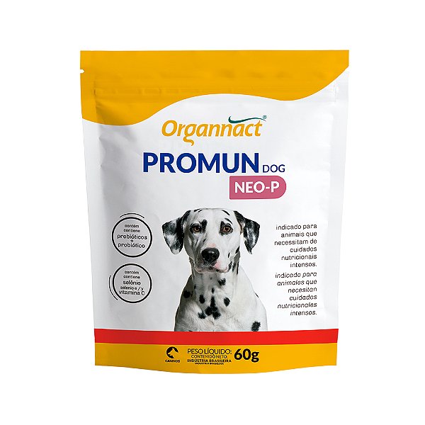 Suplemento Organnact Promun Dog Neo-p Para Cães 60g