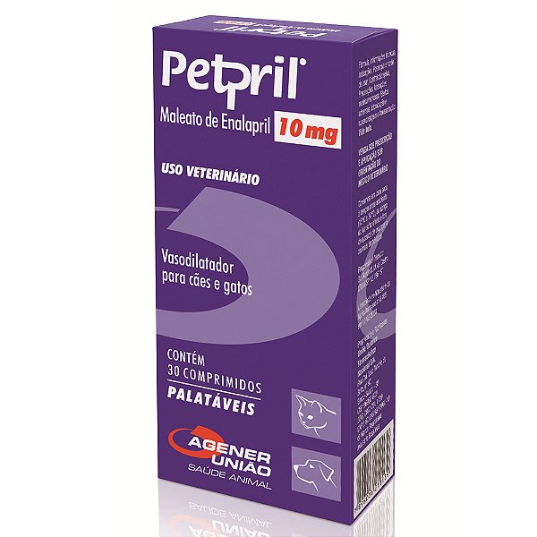 Petpril 10mg Agener União 30 Comprimidos