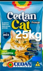 Raçao Cedan Cat Mix Sem Corantes 25kg