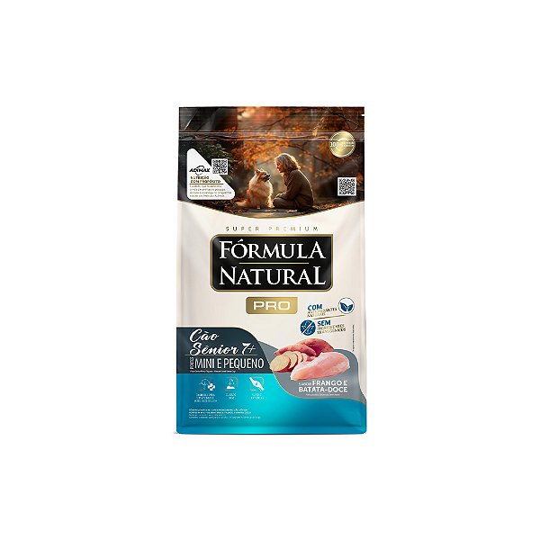Ração Formula Natural Pro Cães Senior Porte Mini E Pequeno Frango E Batata Doce 1kg