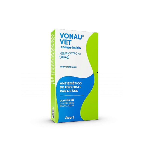 Antiemético Avert Vonau Vet 18mg Para Cães 10 Comprimidos